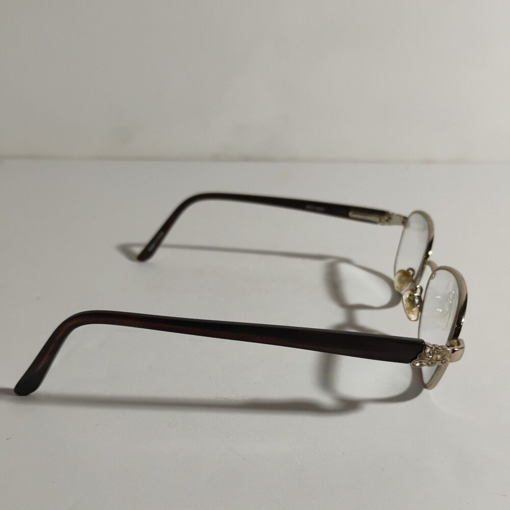 Bob Mackie B109 140 Frames Only Crystals Vertical BROWN